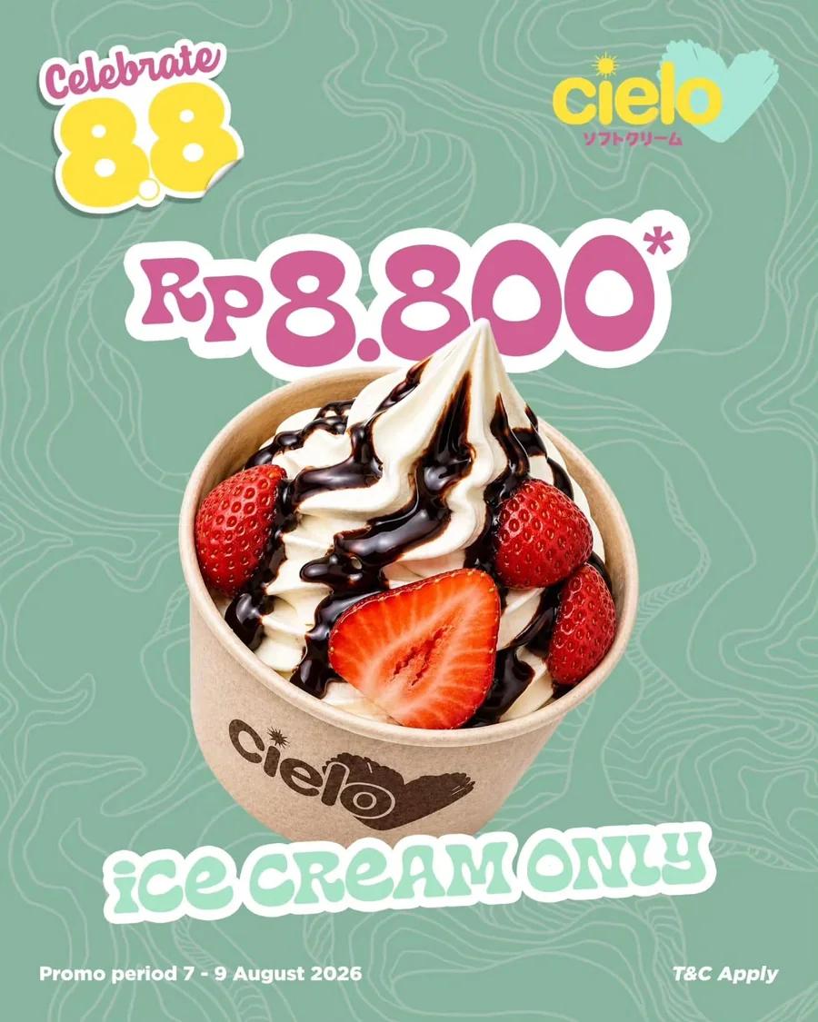 Celebrate 8.8: Ice Cream Rp8.800
