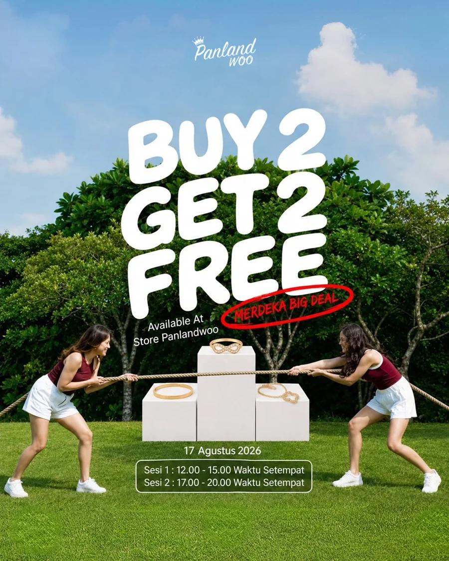Merdeka Big Deal 17 Agustus: Buy 2 Get 2 Free