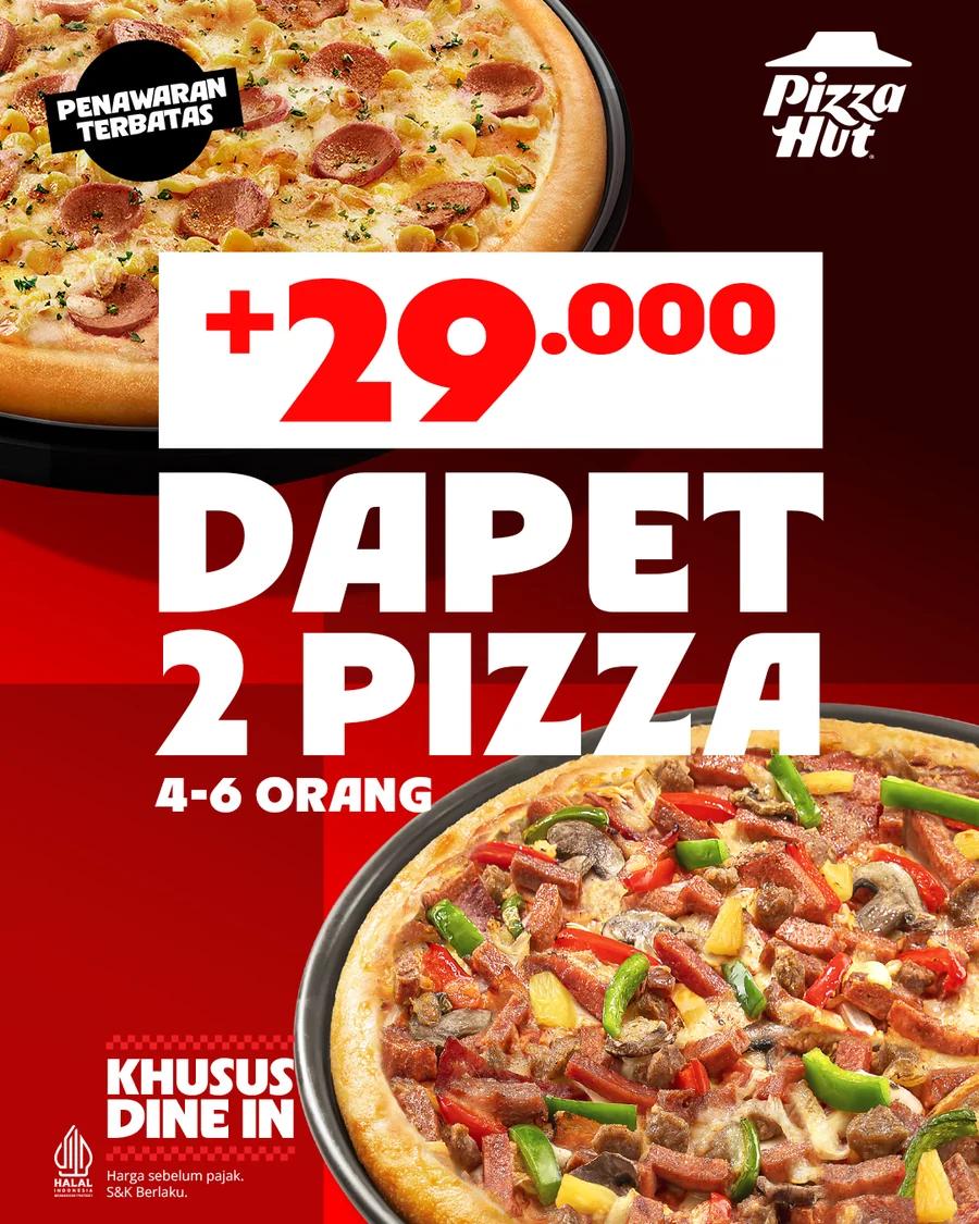 Tambah Rp29.000 Dapet 2 Pizza