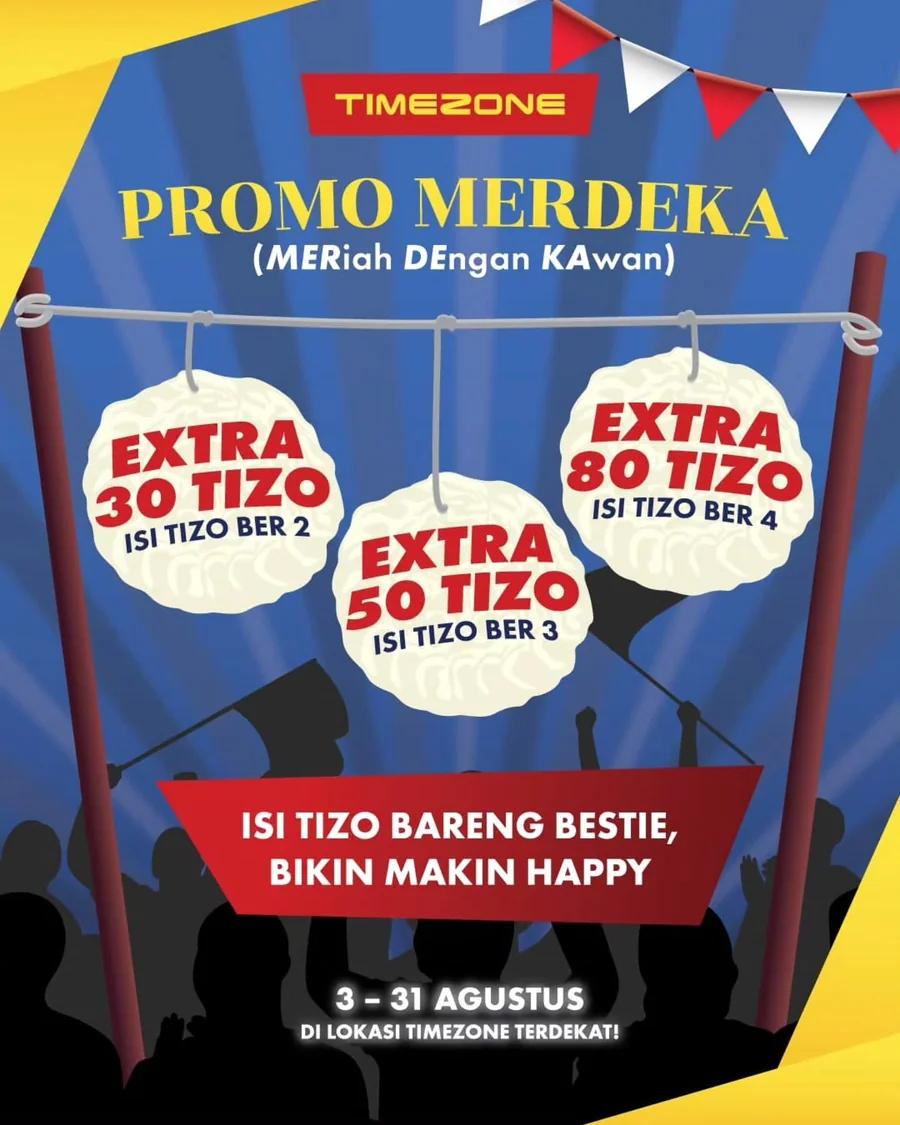 Promo Merdeka: Bonus Tizo Top-Up Bareng