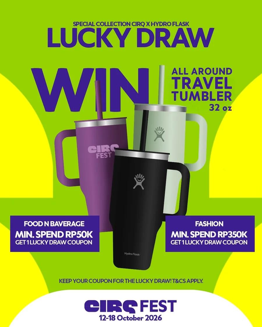 CirQ Fest Lucky Draw: Win a Hydro Flask Tumbler