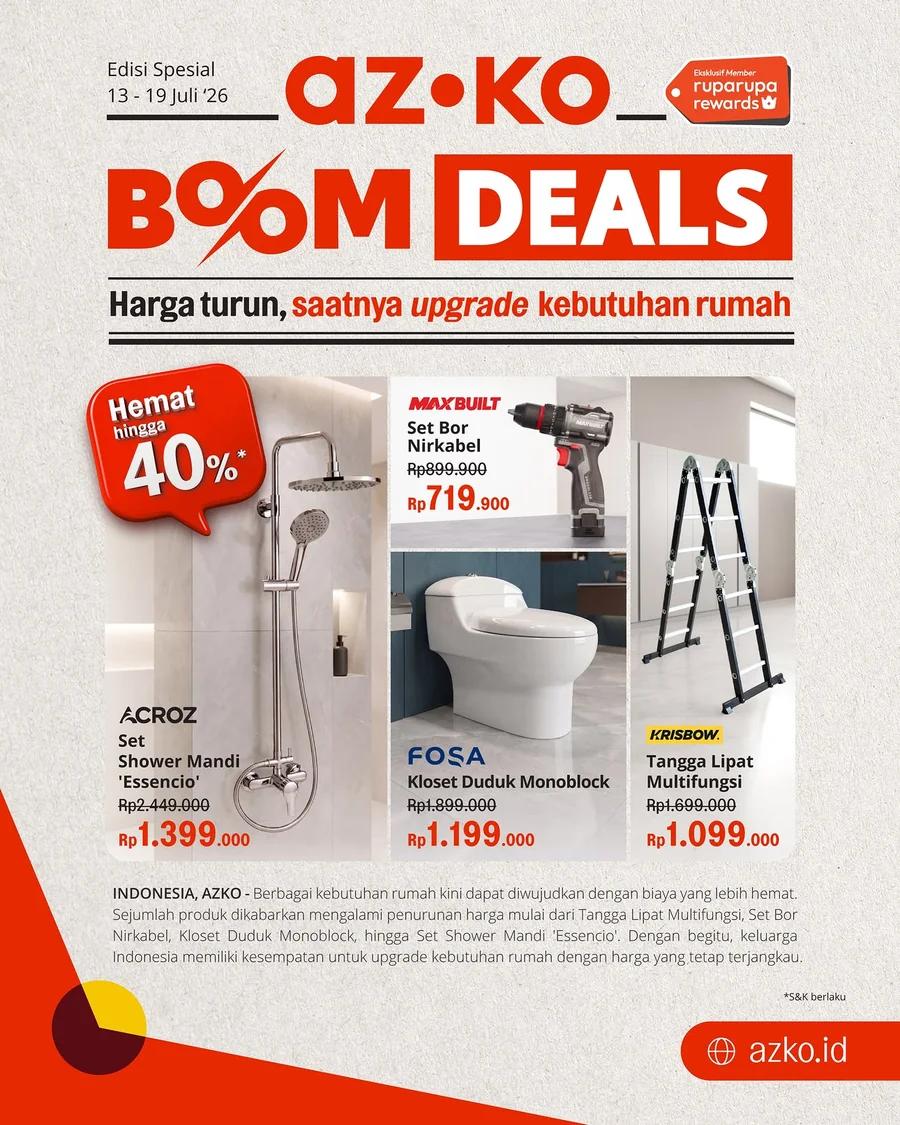 AZKO BOOM DEALS: Hemat hingga 40%