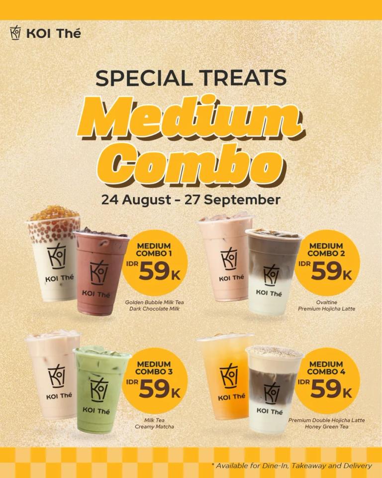 Special Treats: Medium Combo Rp59.000