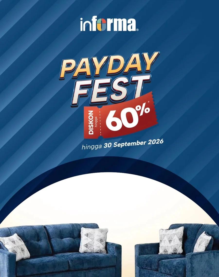 Payday Fest INFORMA: Diskon hingga 60%