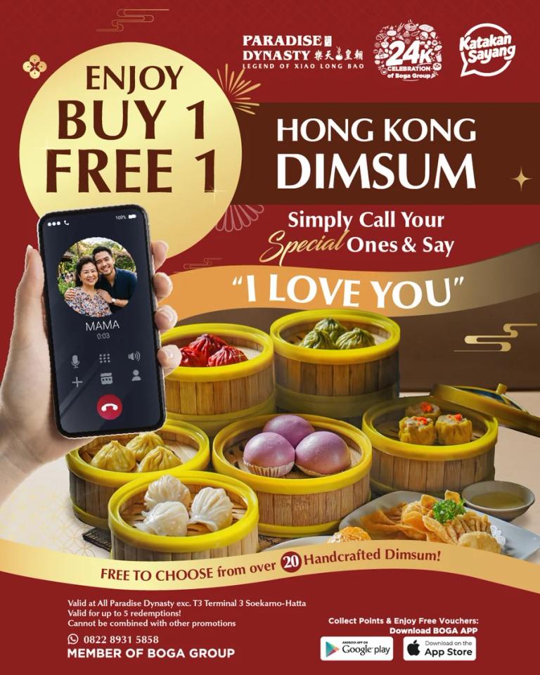 Buy 1 Free 1 Hong Kong Dimsum