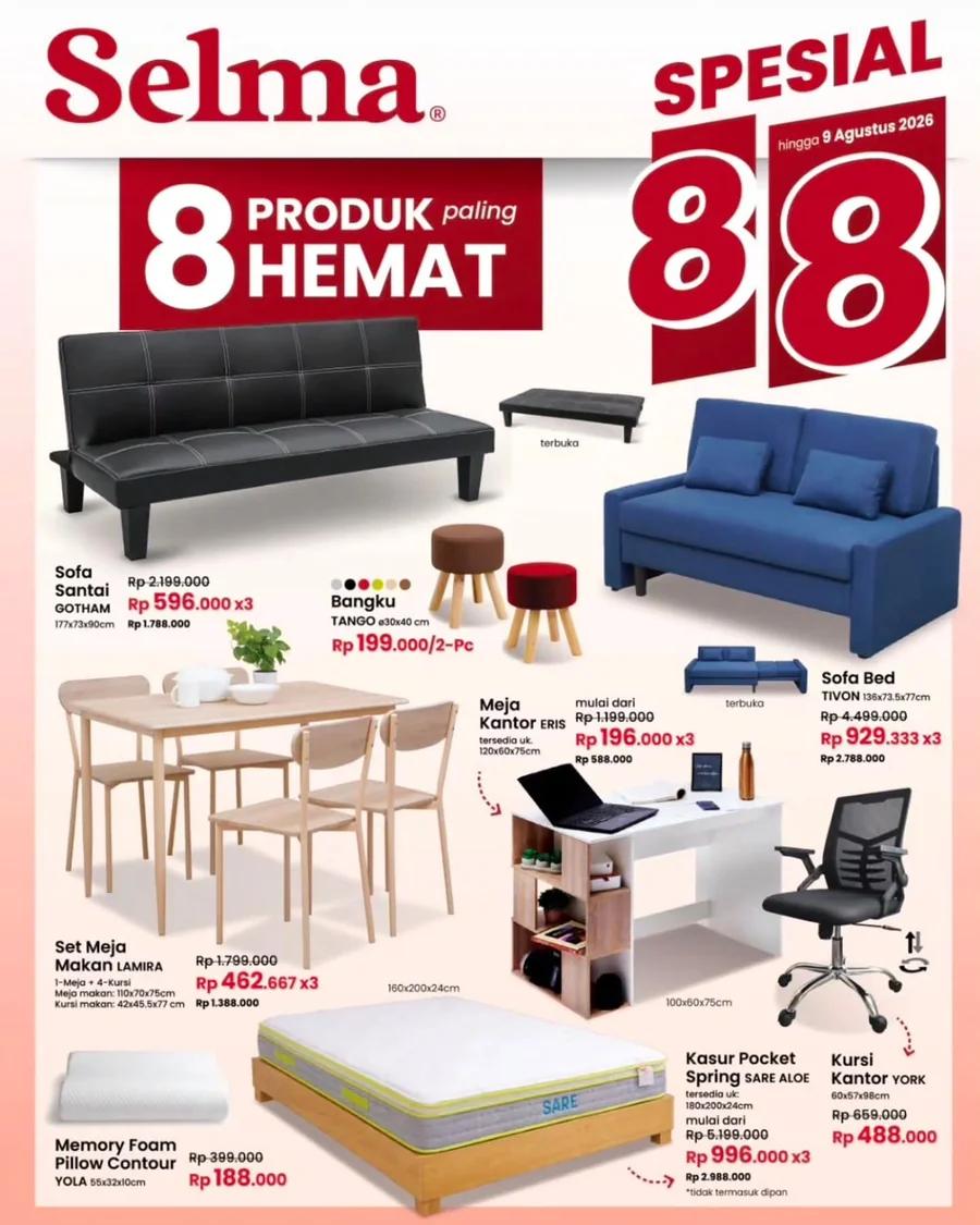 Spesial 8.8: 8 Produk Paling Hemat