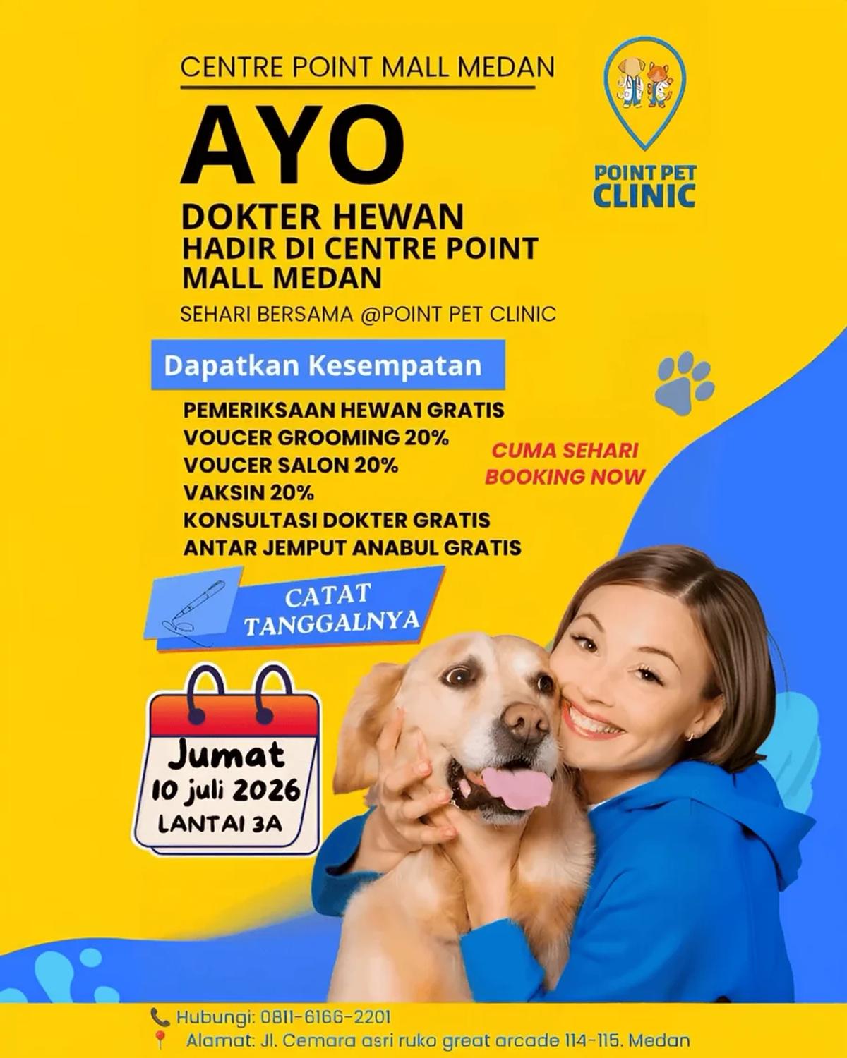 Sehari Bersama Dokter Hewan: Point Pet Clinic