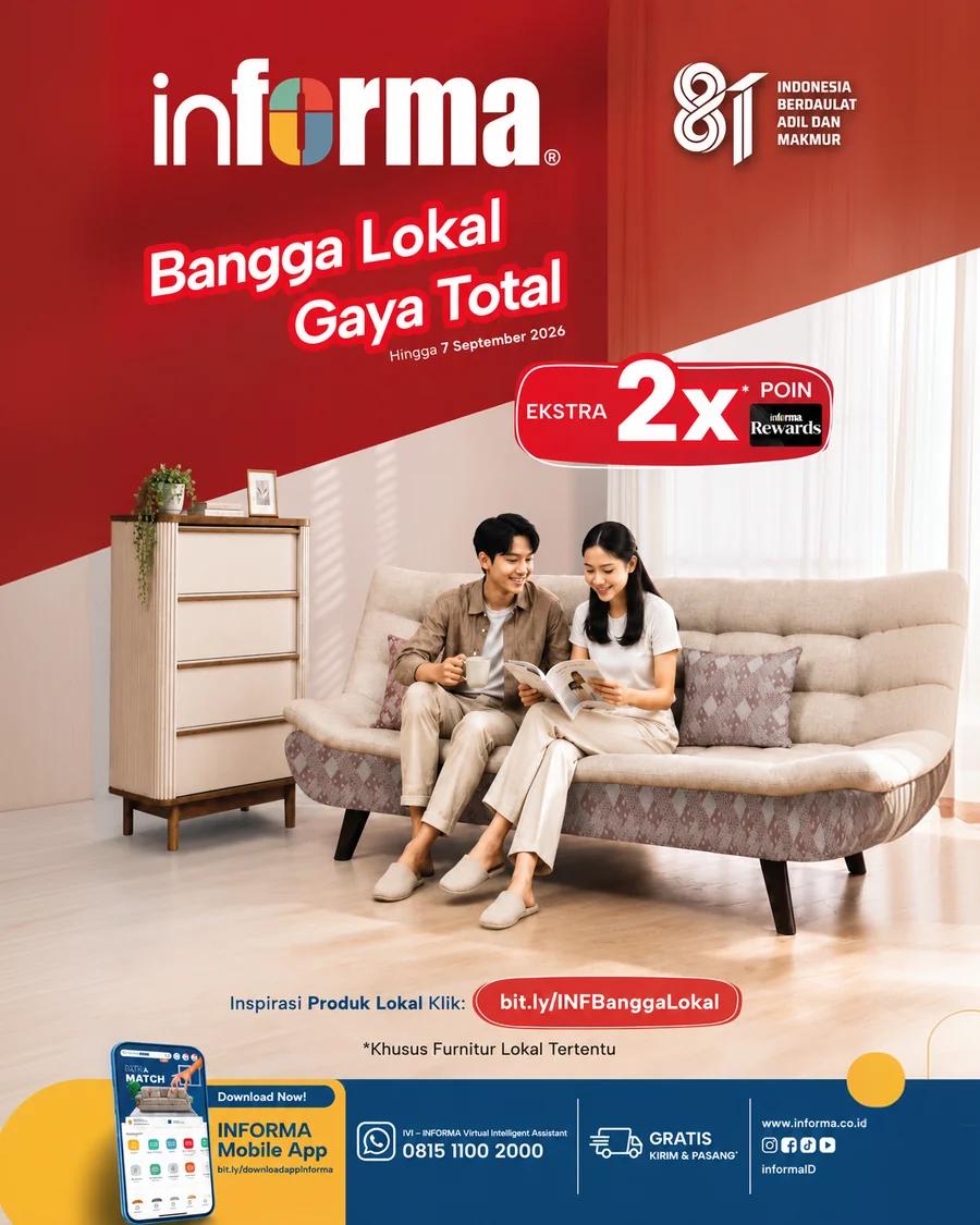 Bangga Lokal Gaya Total: Ekstra 2x Poin Rewards