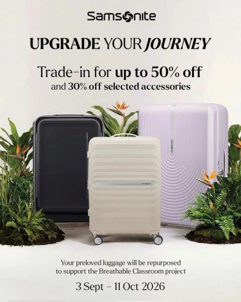 Samsonite Luggage Trade-In: Up to 50% Off