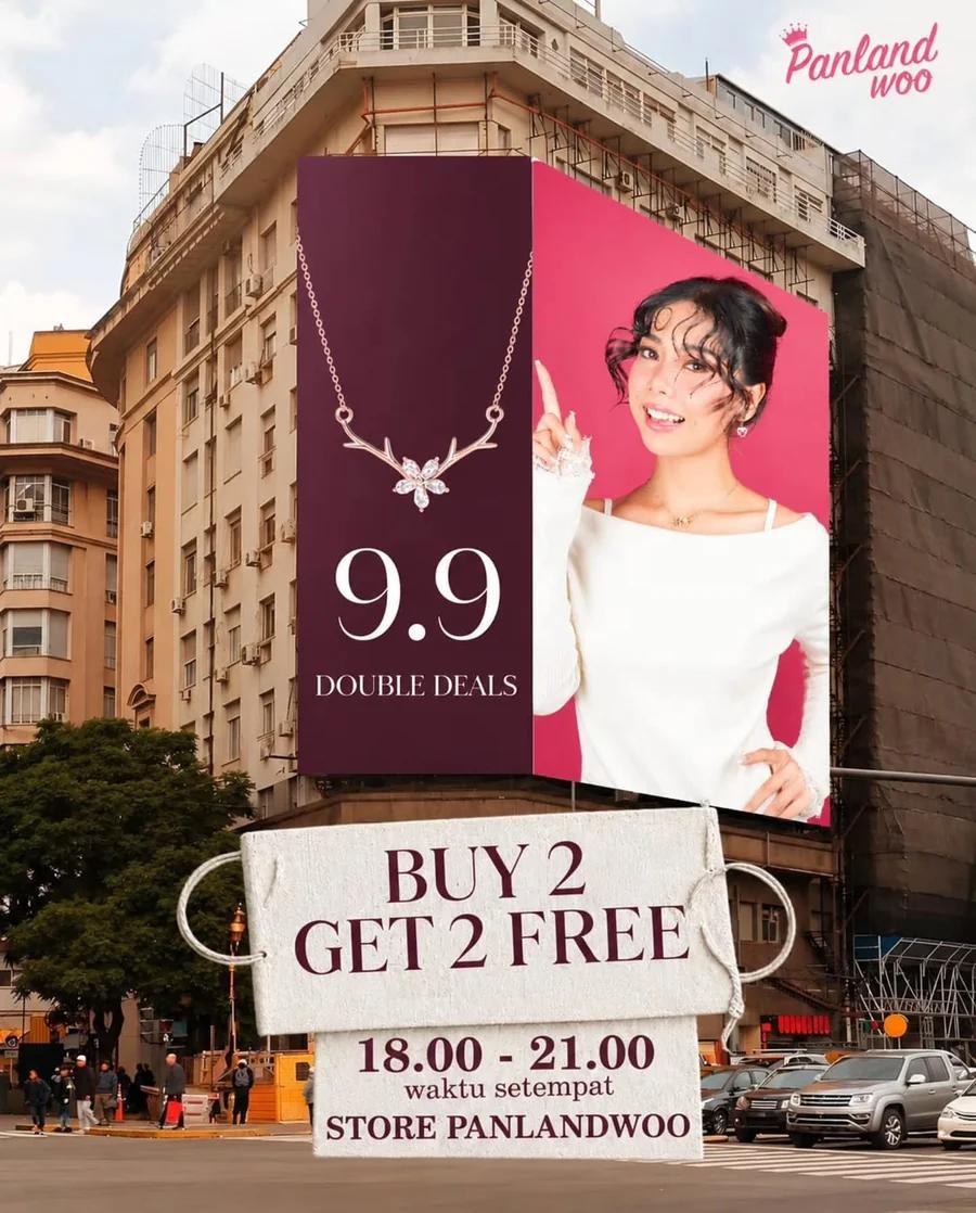 9.9 Double Deals: Buy 2 Get 2 Free
