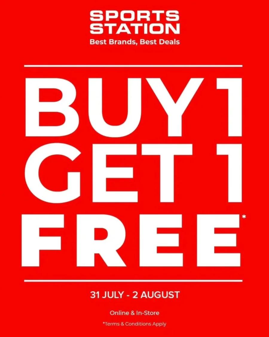 Sports Station: Buy 1 Get 1 Free