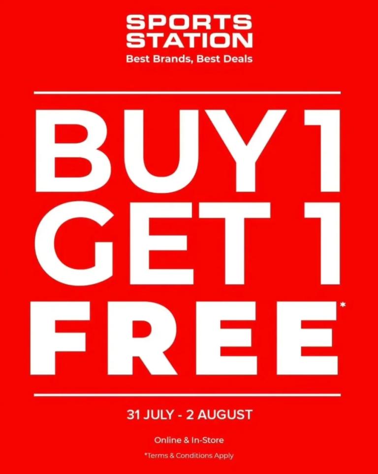 Sports Station: Buy 1 Get 1 Free