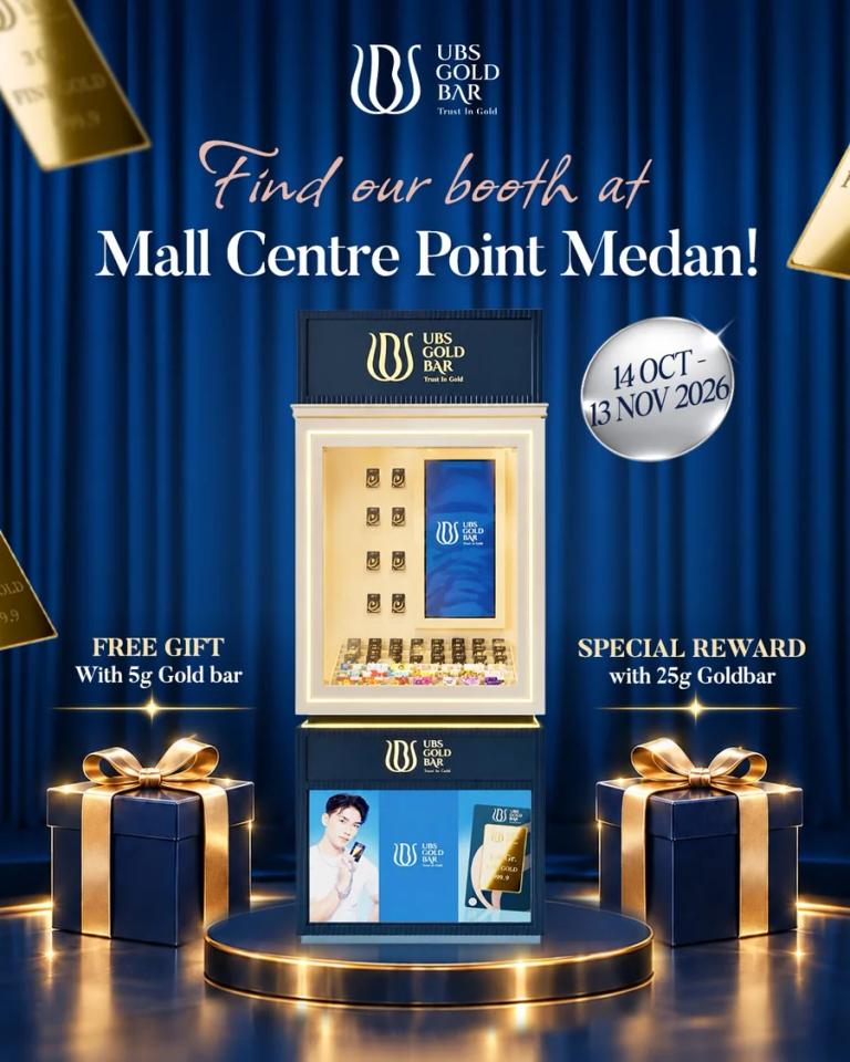 UBS Gold Bar Pop Up Booth