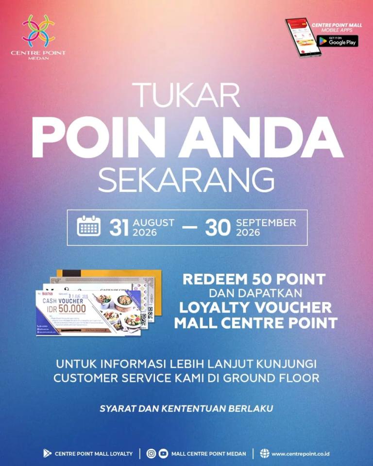 Tukar Poin: 50 Poin jadi Loyalty Voucher