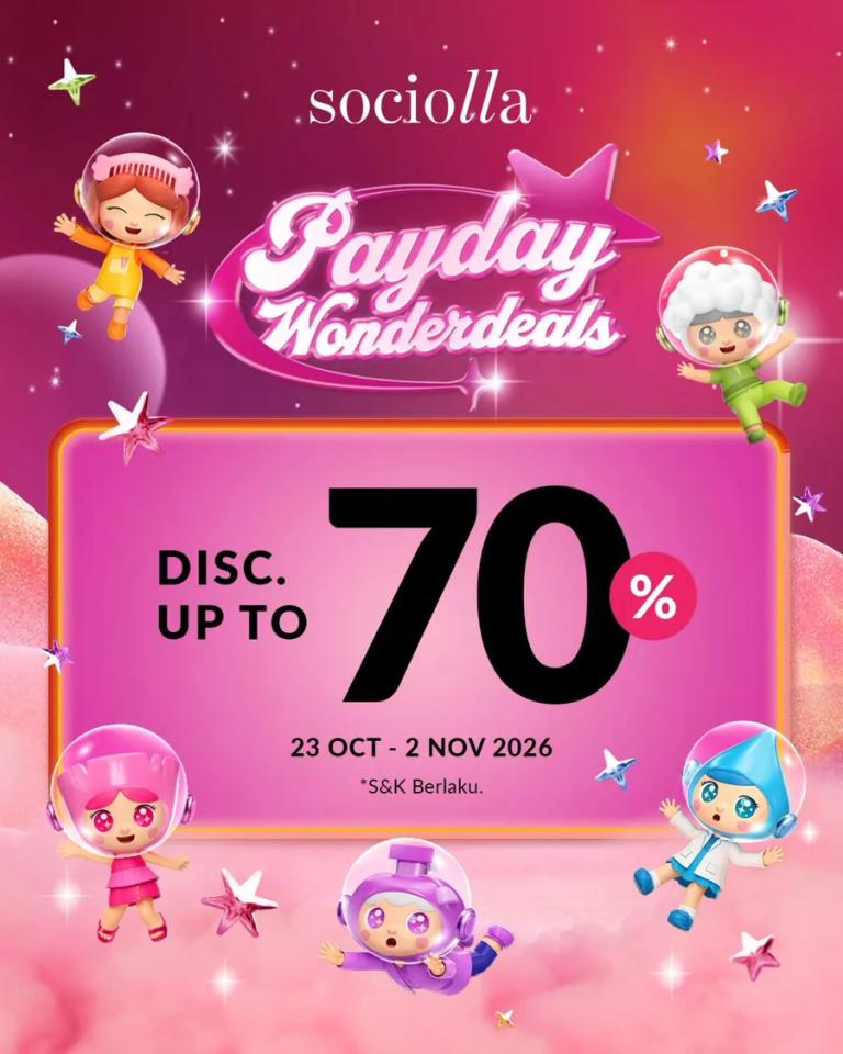 Payday Wonderdeals: Diskon hingga 70%