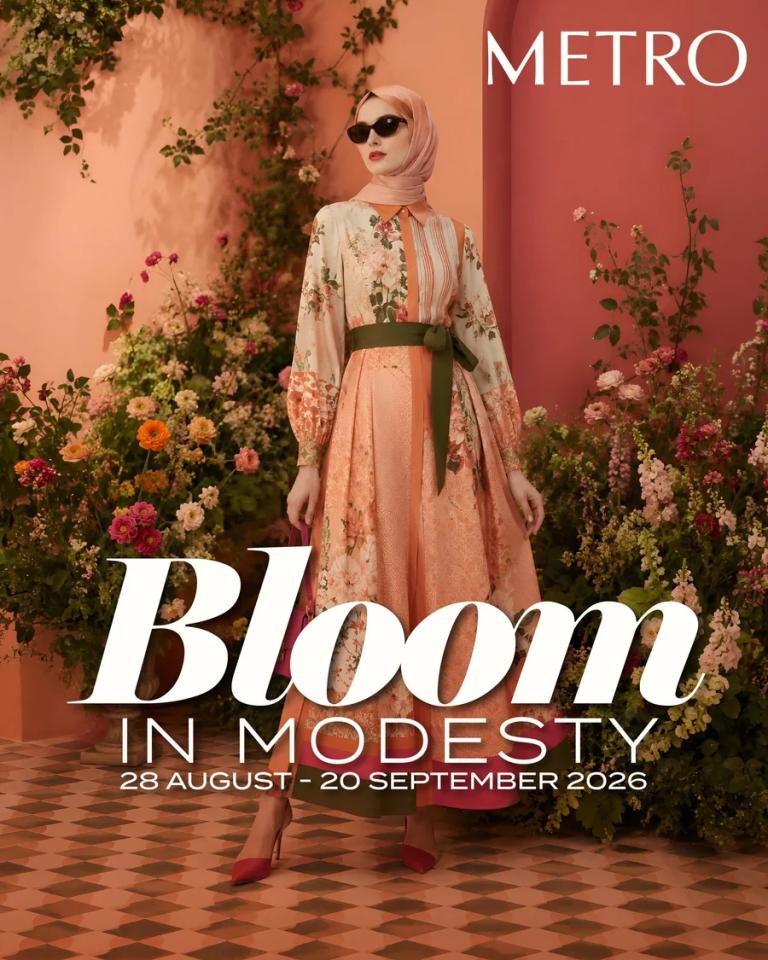 METRO Bloom in Modesty: Discount Up to 50%