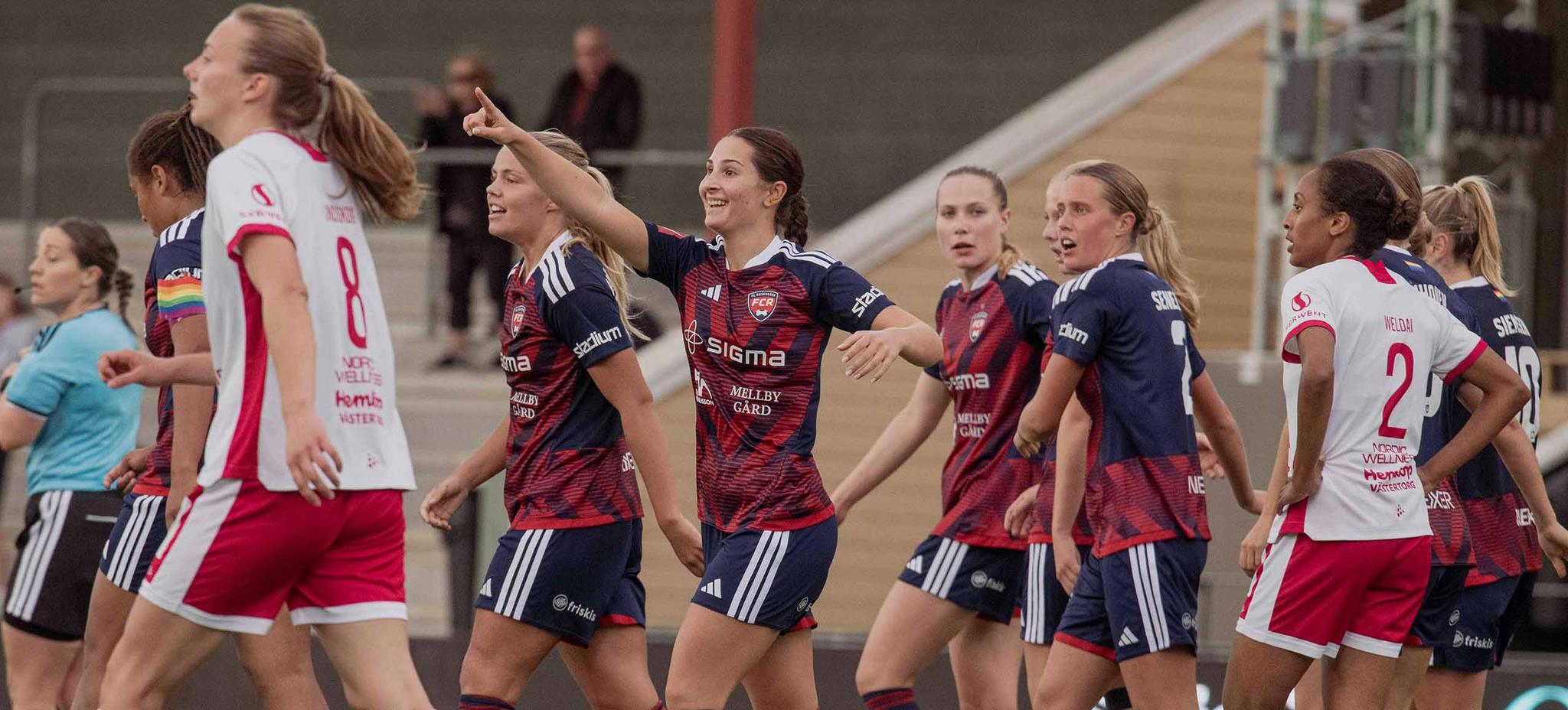 Filippa Sjöström scored the winner late against Uppsala.
