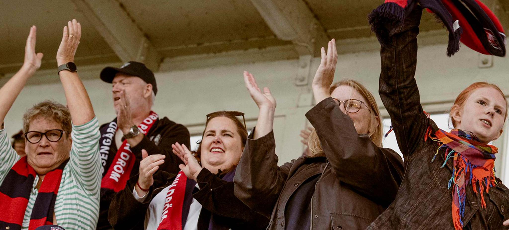 Supporters at Malmö IP