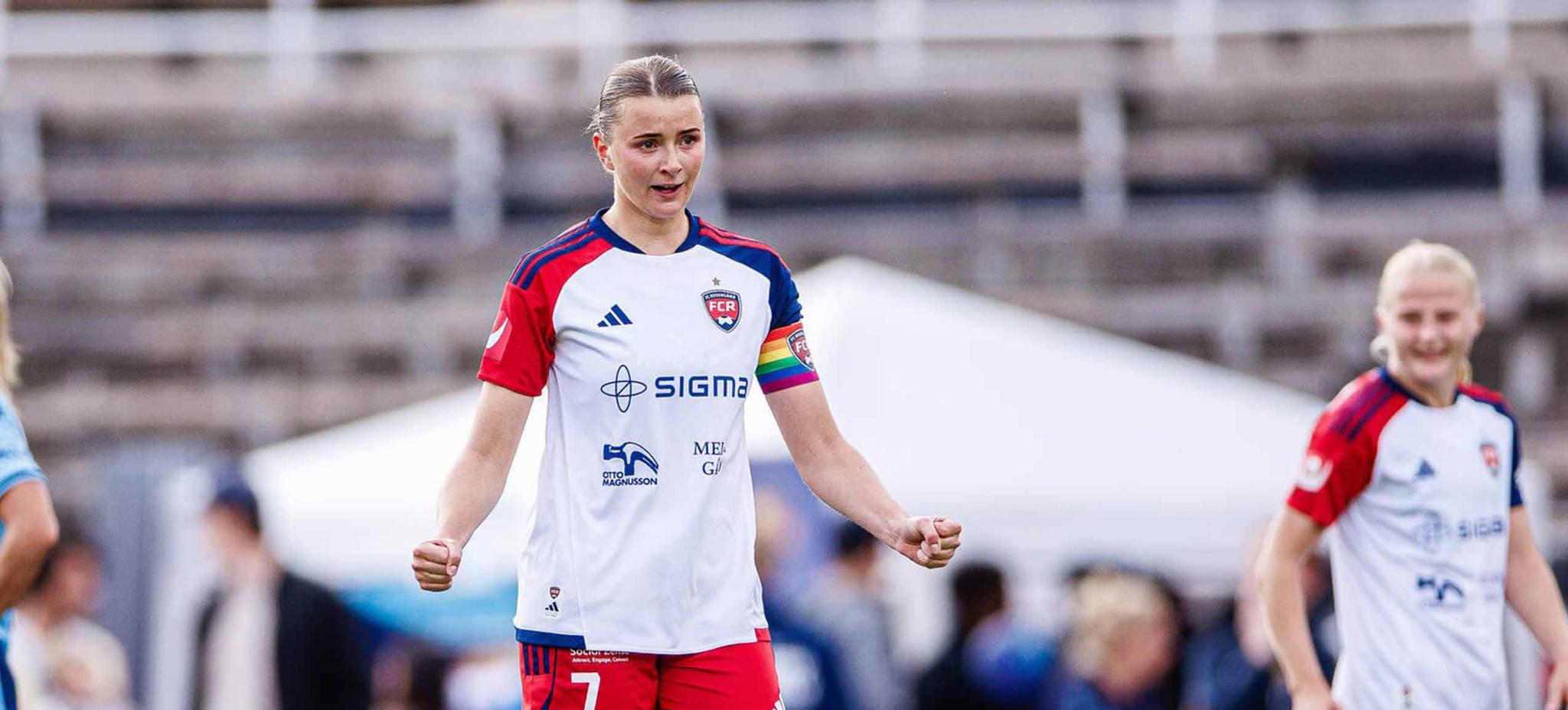Thea Sørbo gjorde ett drömmål mot Djurgården