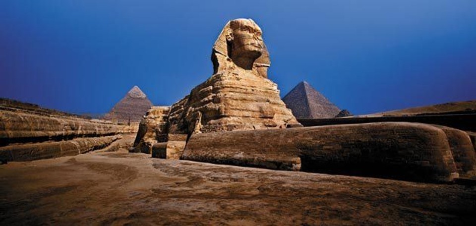 The Great Sphinx of Giza with the pyramids in the background, representing the ancient environments and natural lifestyles referenced throughout this article.
