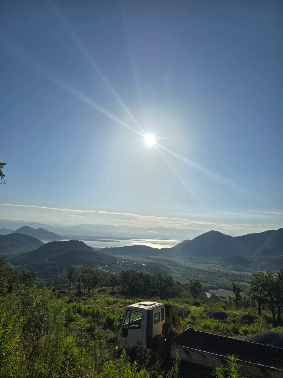 Depicts the sunrise we aim to see every morning when staying in the village, for optimal melatonin production and circadian rhythm.