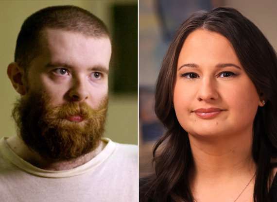 Portraits side by side of Nicholas Godejohn, a man with a full beard, and Gypsy Rose Blanchard, a woman with long dark hair.