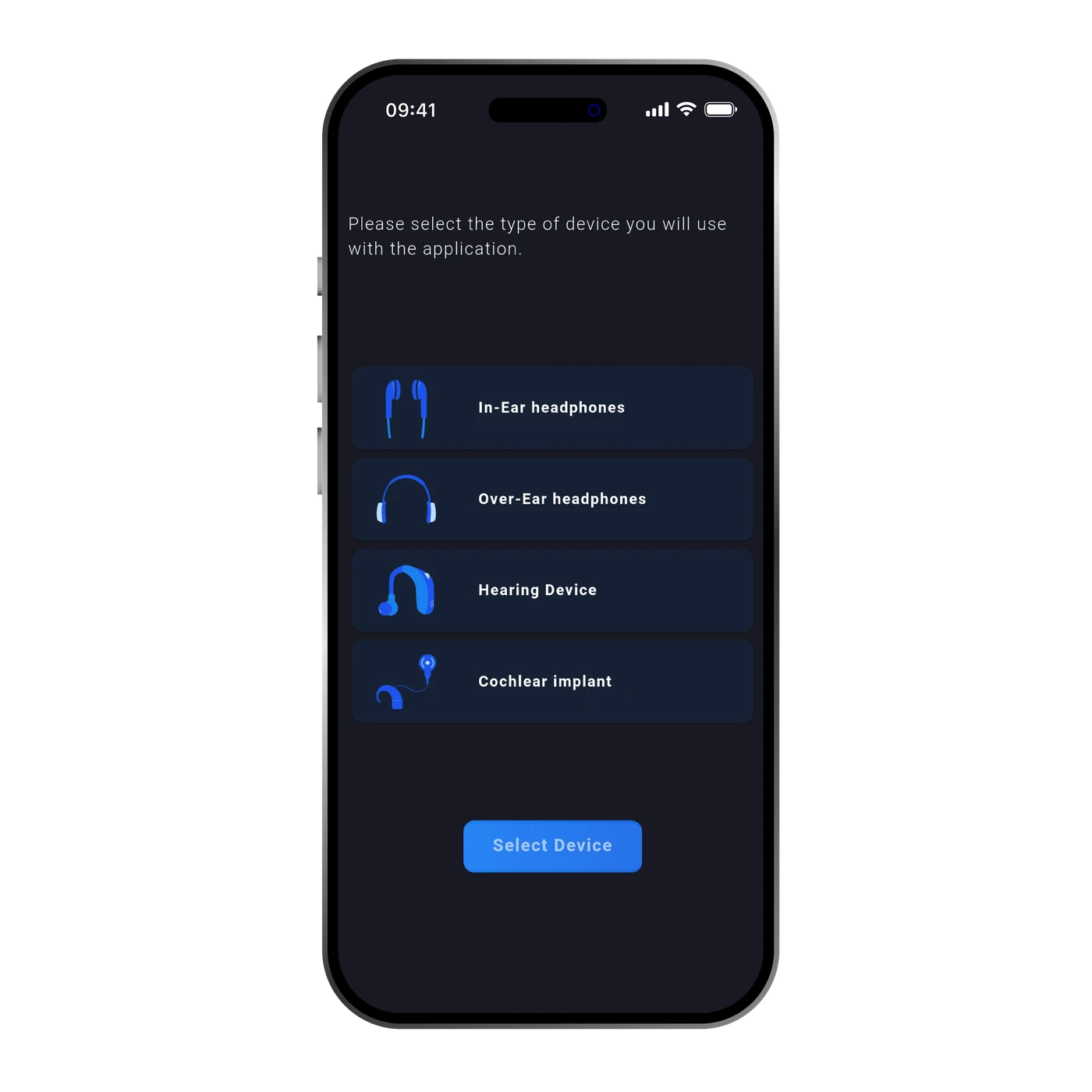 Bettear App device type selection