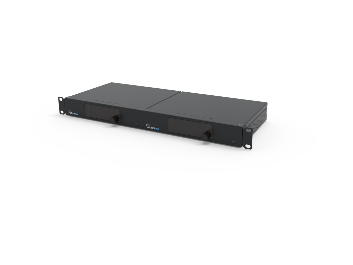 Two B-SHOW units in a 19" rack mount