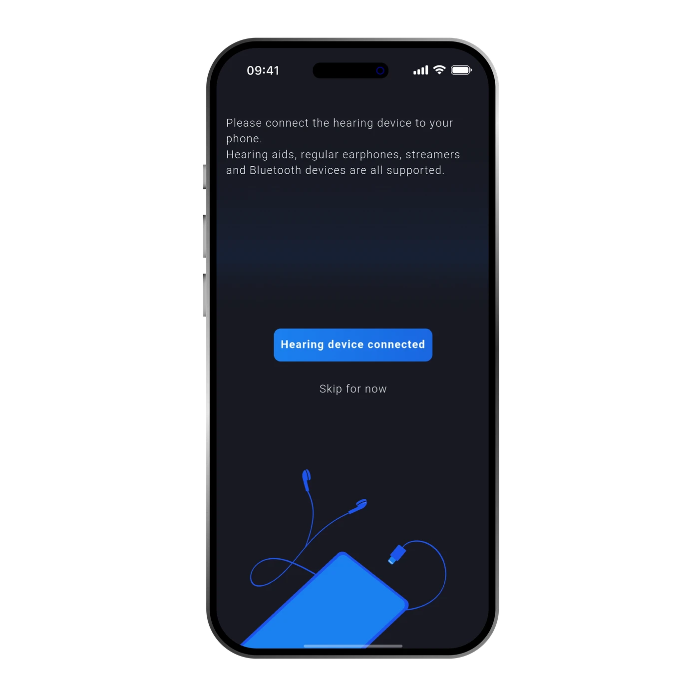 Bettear App hearing device connection