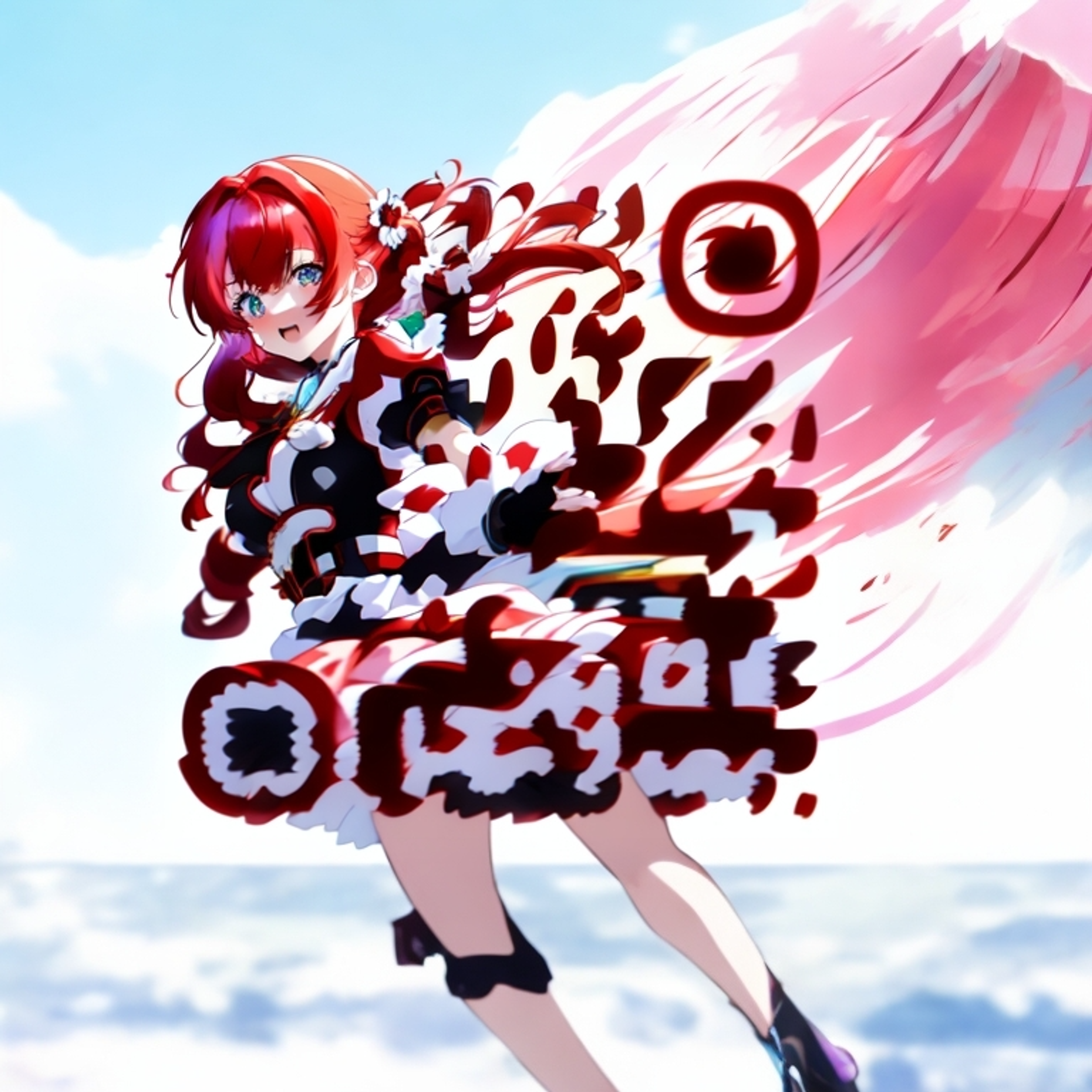 QR Code Art Example - Anime Art