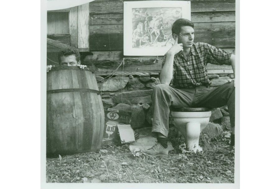 Robert Creeley and Dan Rice, ca. 1955