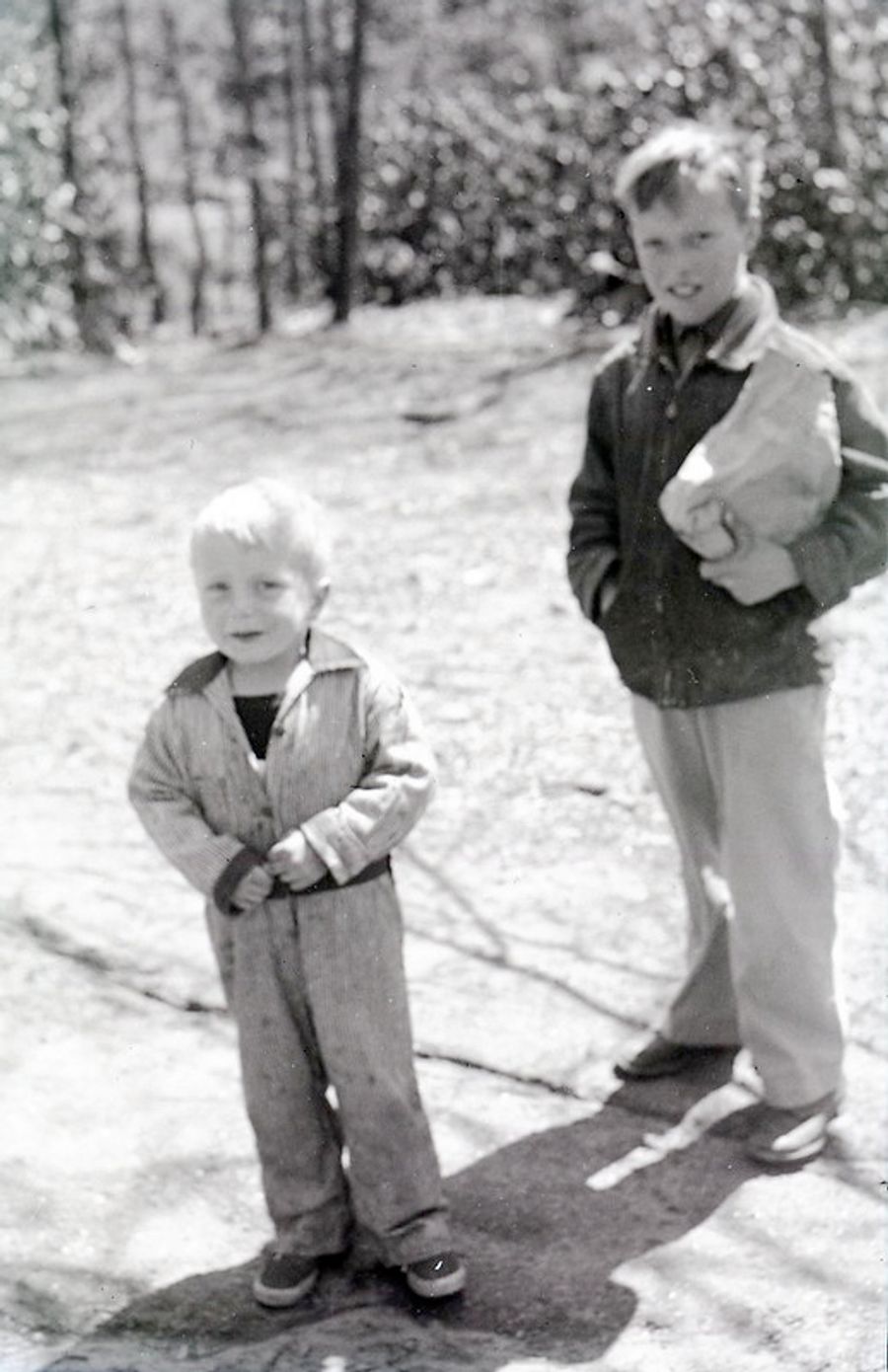 Roger "Toots" Penley (son of Charles Penley) and Eddie Dreier