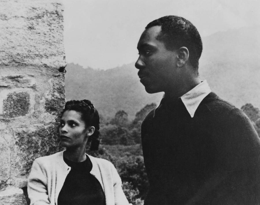 Jacob Lawrence and Gwendolyn Knight Lawrence, Black Mountain College, 1946.