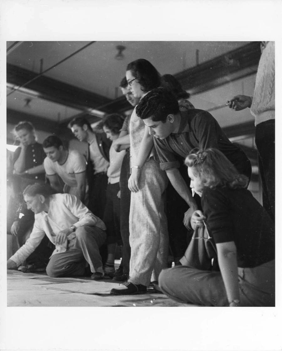 Josef Albers's Drawing Class, circa 1939-40.