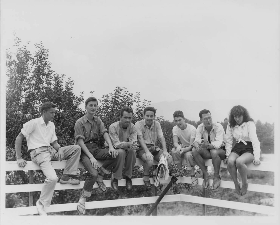 Group photo, Lake Eden Campus, Summer 1946