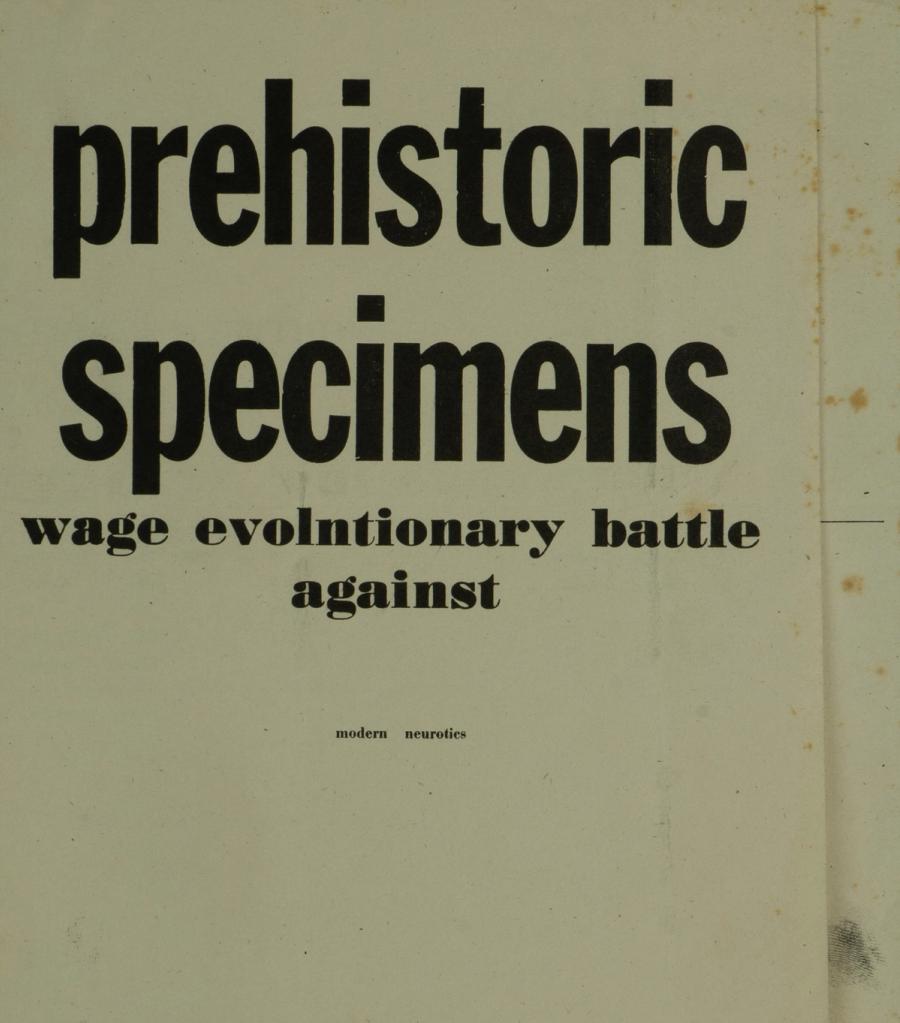 Prehistoric Specimens wage evolutionary battle against modern neurotics