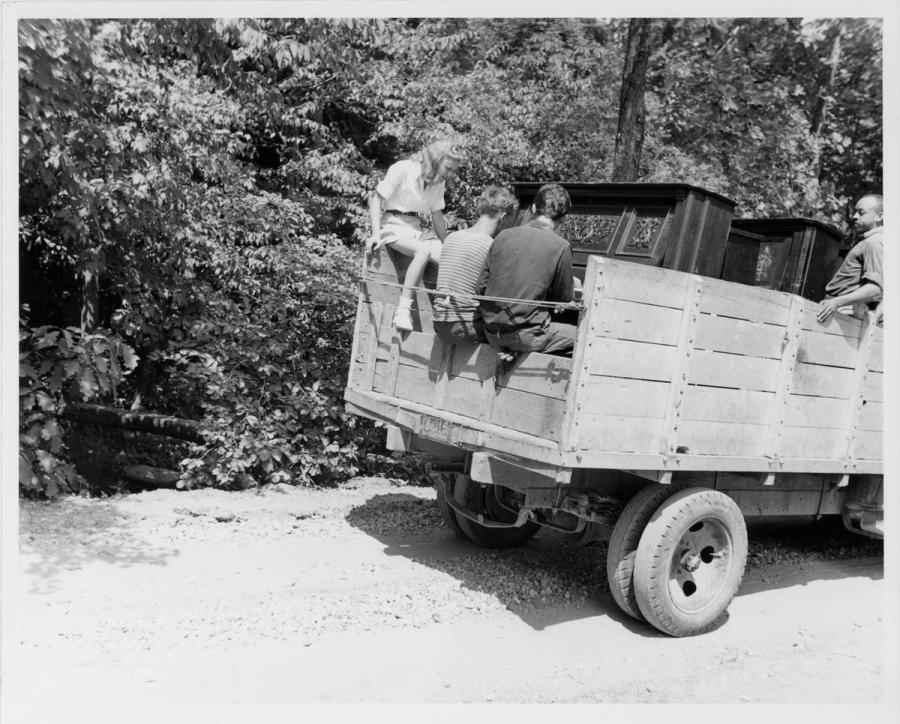 Moving the pianos to the Lake Eden campus from the Blue Ridge campus