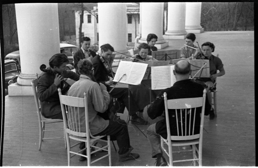 Music Rehearsal at Lee Hall, 1939