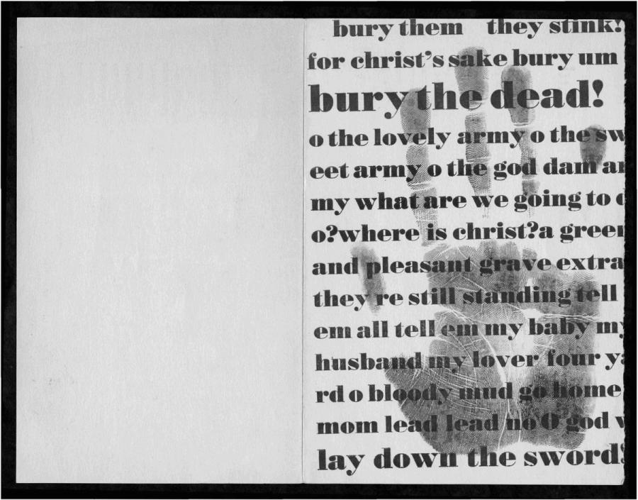 Program Drama Bury the Dead, 1938