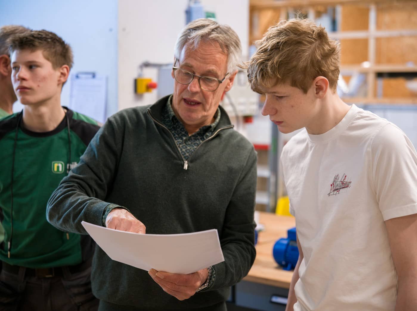 Naar school op het eigen bedrijf