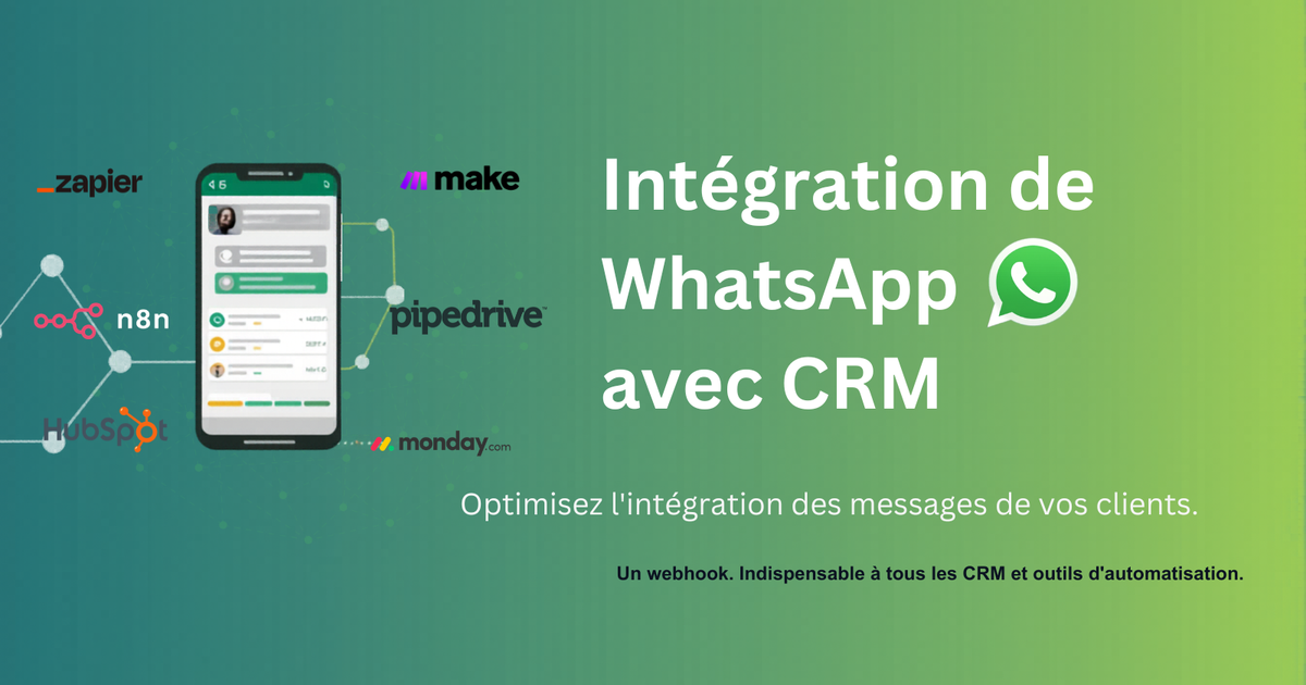 Comment connecter WhatsApp à votre CRM (sans la taxe du copier-coller)