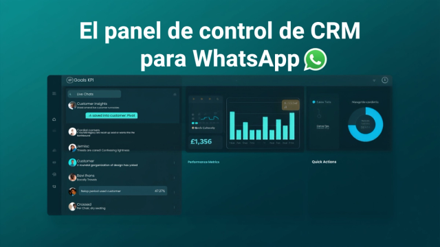 El dashboard de CRM con WhatsApp: cuando tu pipeline por fin dice la verdad