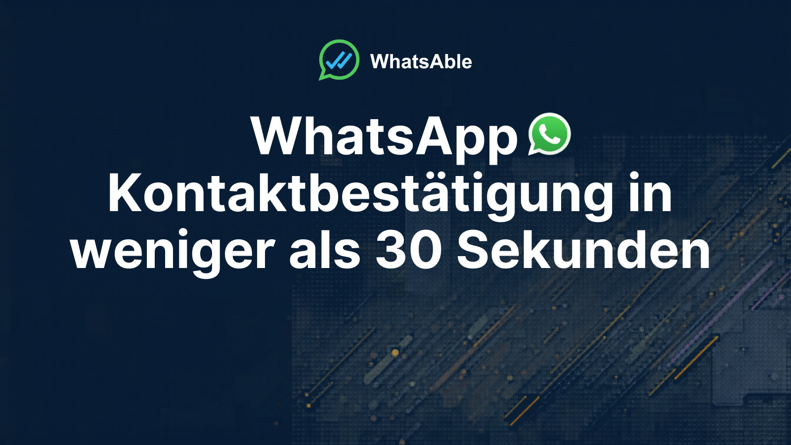Pipedrive + WhatsApp: So verbinden Sie beides in wenigen Minuten