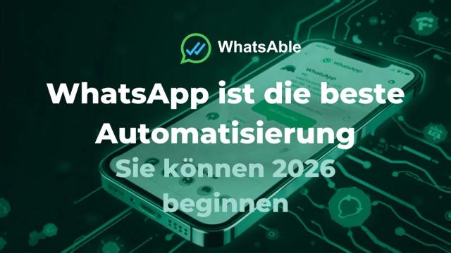 Warum WhatsApp die beste Automatisierung ist, die du 2026 einrichten kannst