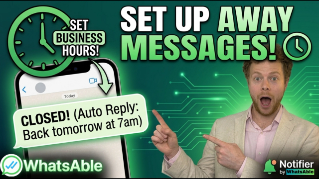 How to Set Up WhatsApp Away Messages With the WhatsApp Business API