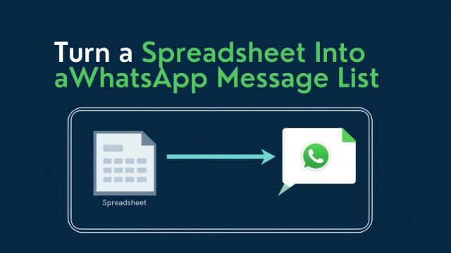  How to Send WhatsApp Messages From a Spreadsheet (The Safe Way)