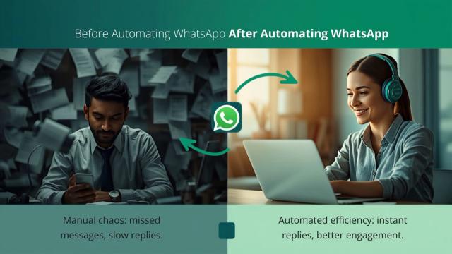 Before & After Automating WhatsApp: What Actually Changes for Your Business