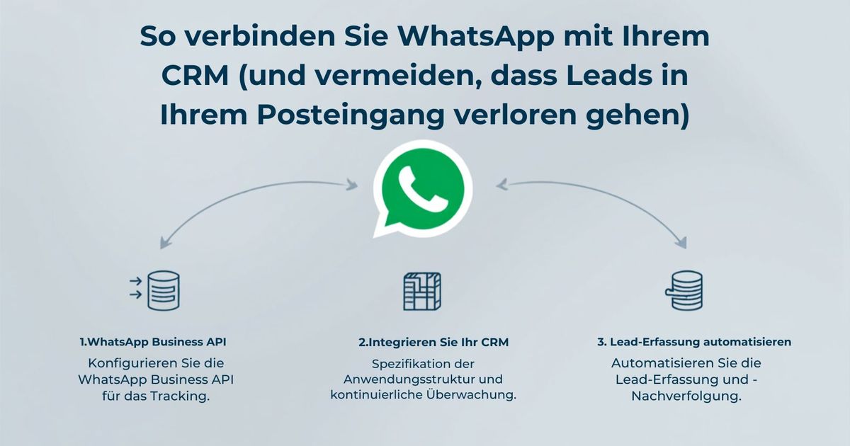 So verbinden Sie WhatsApp mit Ihrem CRM (und verlieren keine Leads mehr im Posteingang)