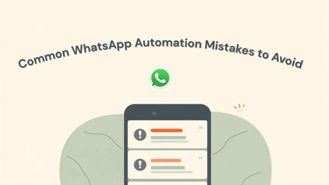 Common WhatsApp Automation Mistakes to Avoid
