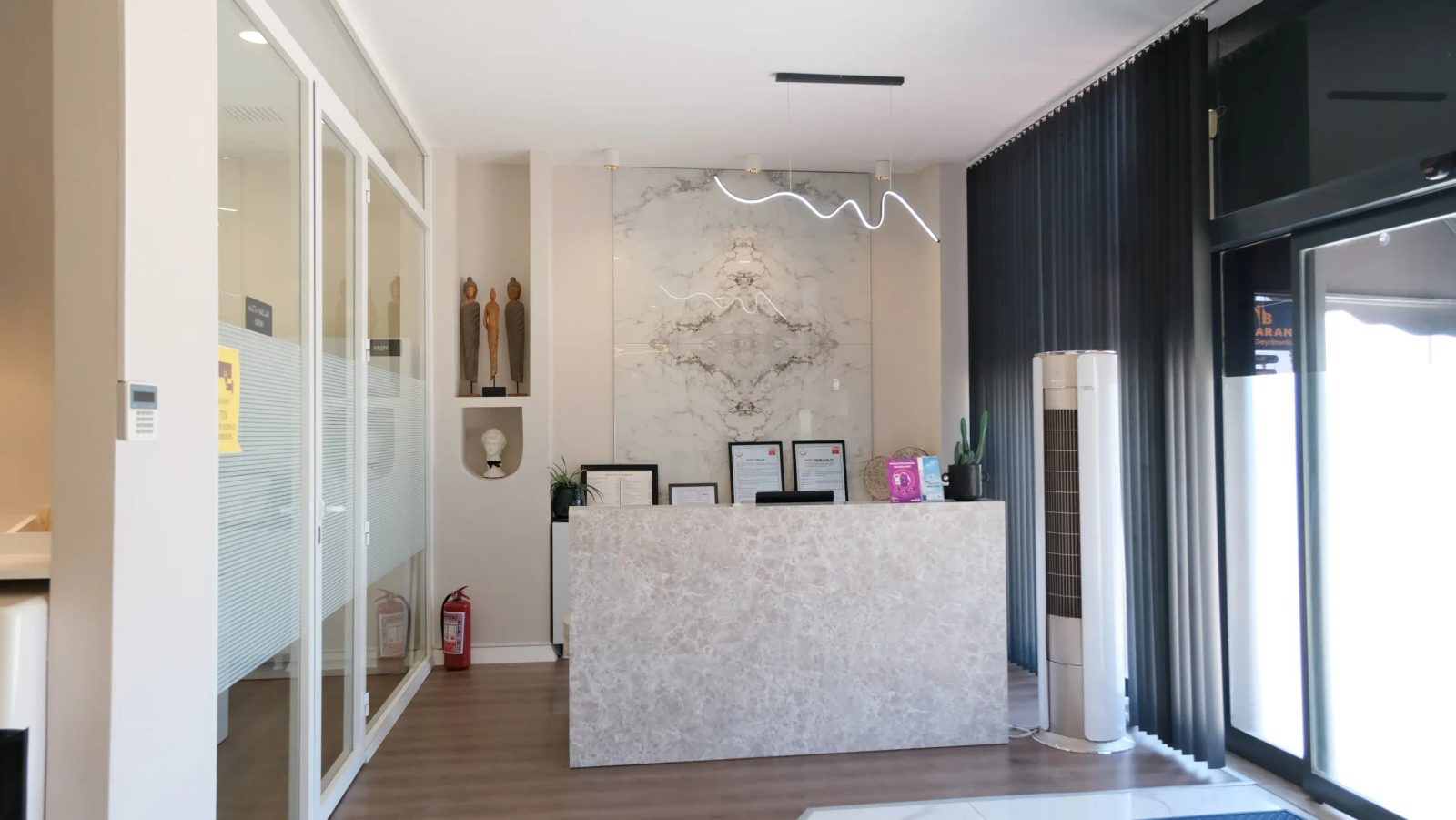 Clinic reception